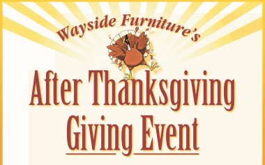 Wayside Furniture's After Thanksgiving Giving Event