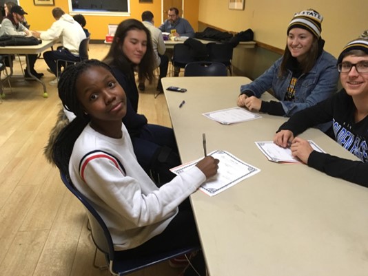 Poetry session with Kent State Honors students